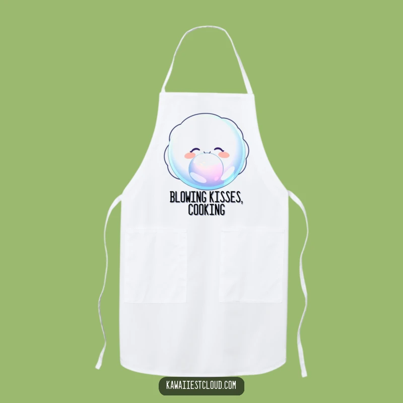 Funny Delighted Cloud Apron: Blow Bubbles with Hilarious Kitchen Magic
