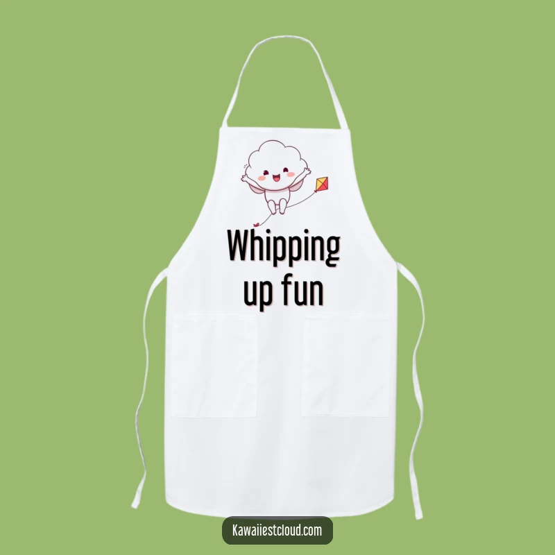 Funny Cloud Kite Rider Apron: Cook Up Fun with Airborne Kitchen Adventures