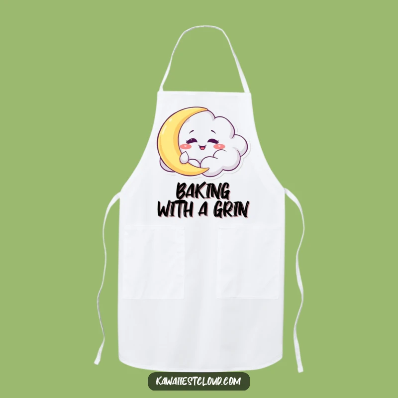 Funny Mischief Cloud Apron: Cook with Playful Charm Gift