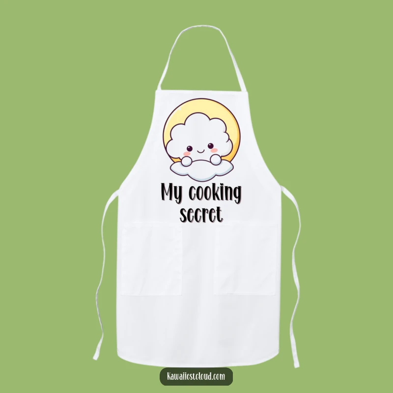 Funny Peek-a-Boo Cloud Apron - Cheerful Kitchen Fun - Funny Gift