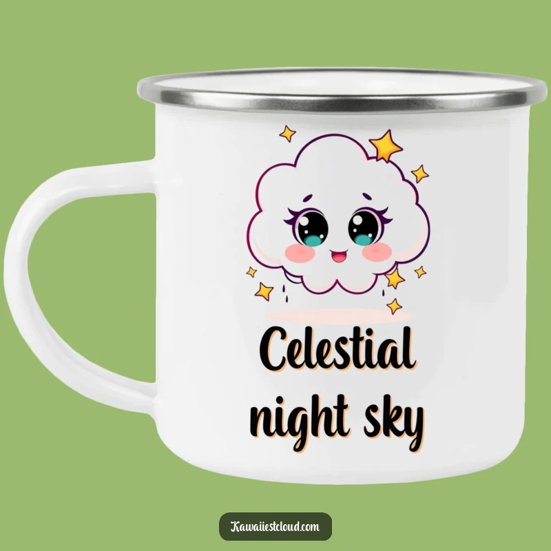 Funny Star Rain Cloud Camping Mug: Magical Sips Under the Stars