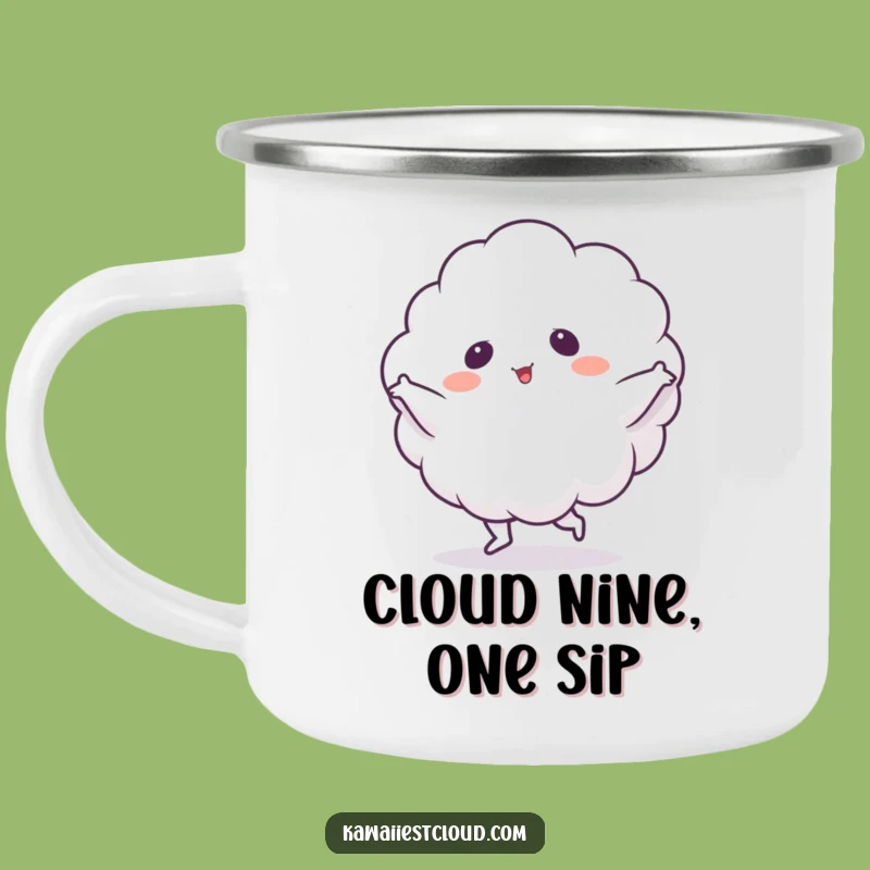Funny Cloud Dance Camping Mug: Adventure with a Smile - Rugged Funny Gift!