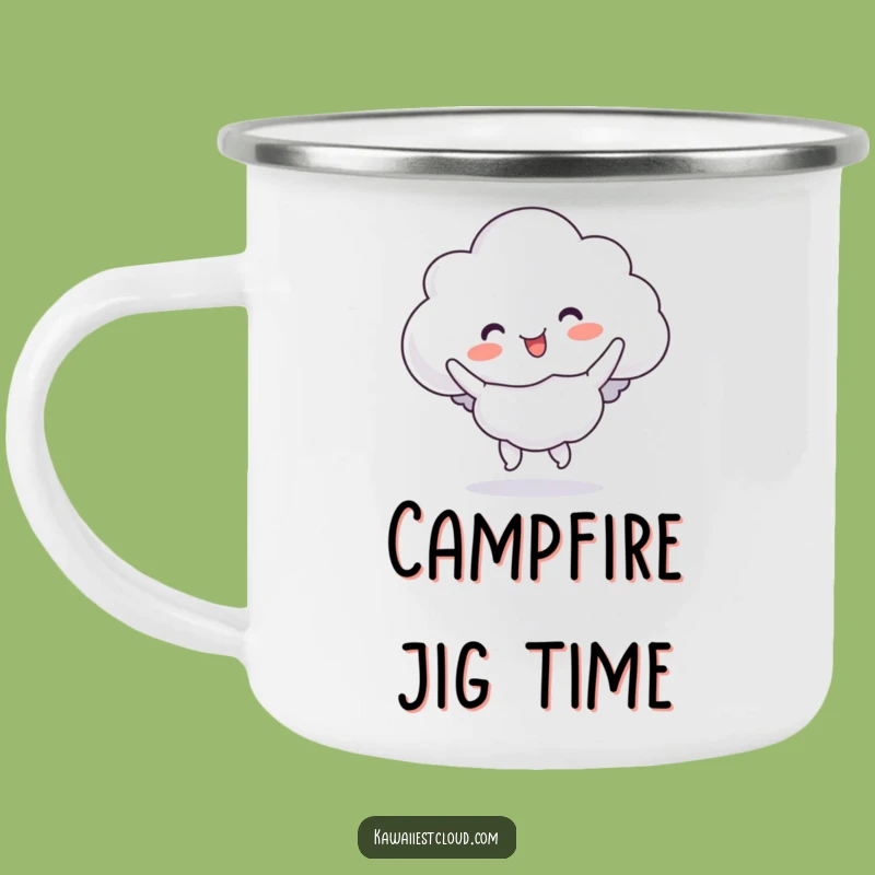 Funny Cloud Jig Camping Mug: Dance Around the Campfire with This Hilarious Mug, Gift