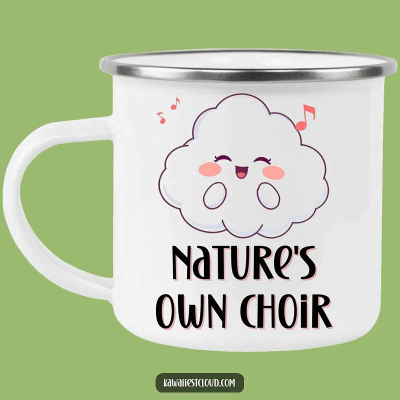 Funny Cloud Singer Camping Mug: Sing Around the Campfire Gift