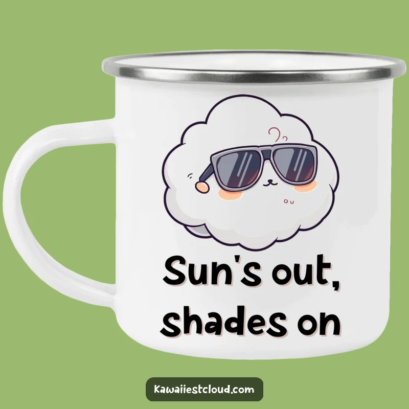 Funny Cool Cloud Camping Mug - Stylish Outdoor Sipper