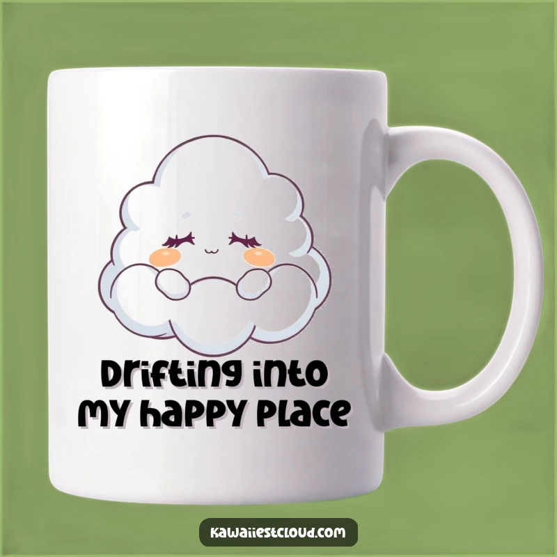 Funny Dreamy Cloud Mug: Peaceful Floating Character, Perfect Funny Gift for Relaxation