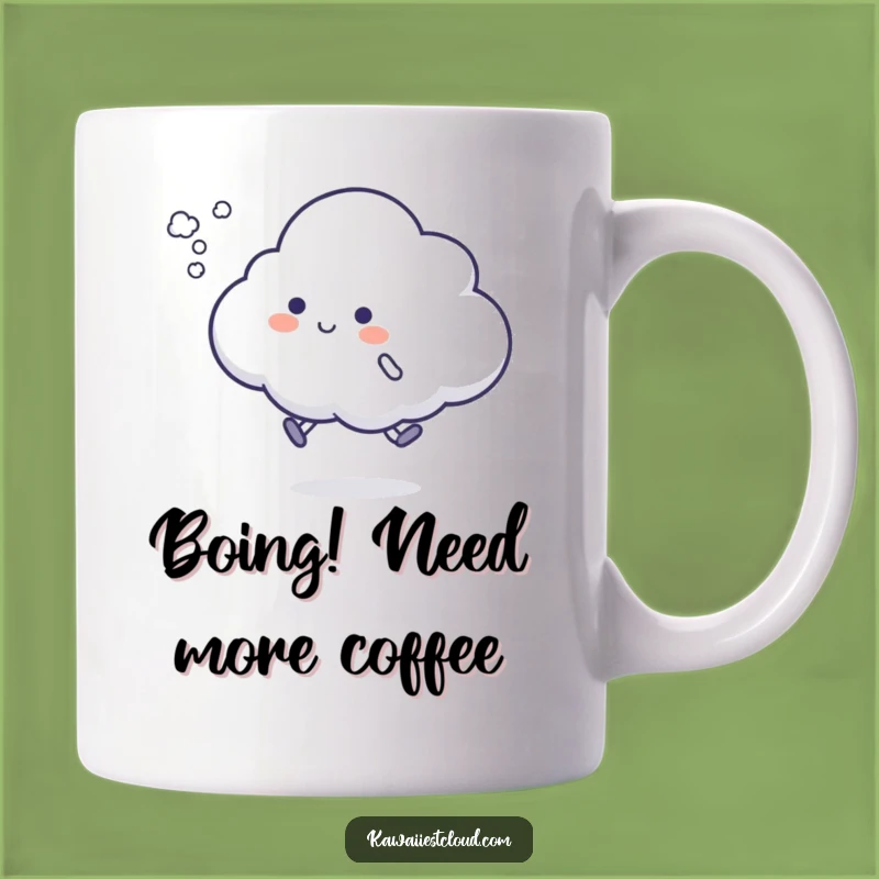 Funny Cloud Hop Mug - Silly Vapor Puff Gift for Energetic Mornings