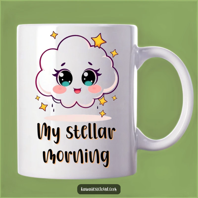 Funny Star Rain Cloud Mug: Giggles and Dreams for Cozy Mornings