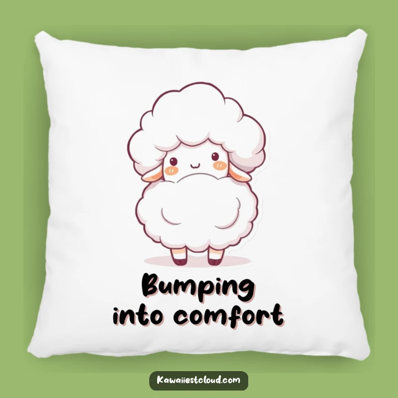 Funny Cloud Pillow - Sheep Bump Comfort, Cozy Funny Gift!