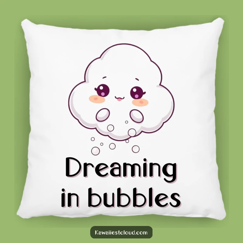 Funny Cloud Pillow - Bubble Magic, Cozy Funny Gift!