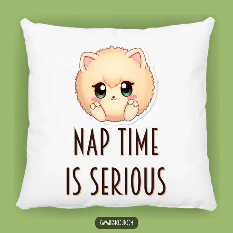 Funny Fuzzy Sphere Pillow: Curious Eyes Comfort, Adorable Humorous Gift for Cozy Spaces