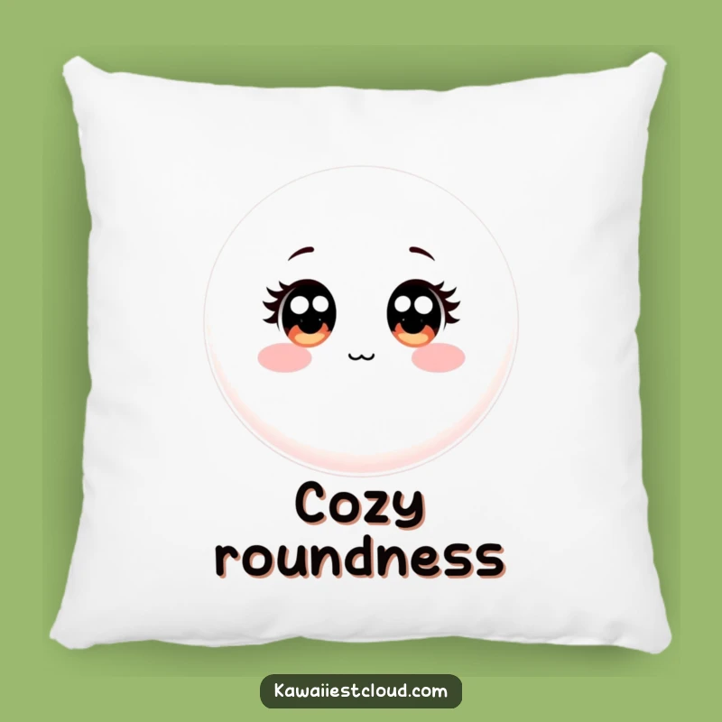 Funny Round Object Pillow: Cozy Innocence, Wide-Eyed Accent, Perfect Gift