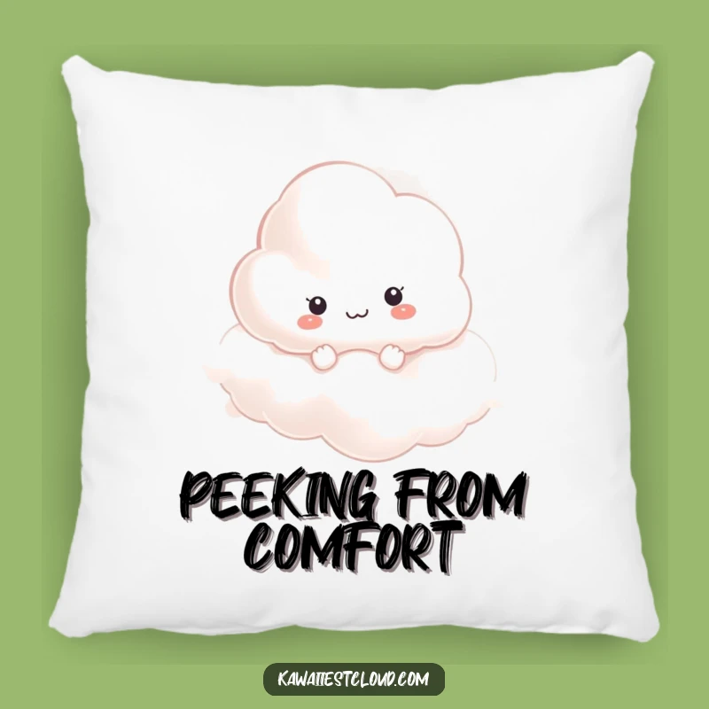Funny Curious Cloud Pillow - Cozy Mysteries, Soft Accent & Hilarious Gift