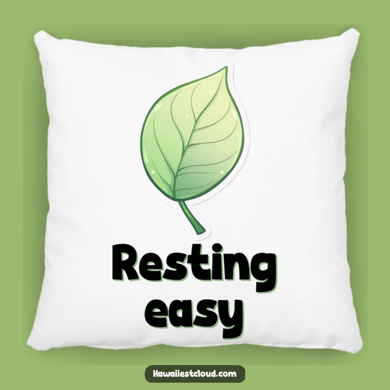 Cozy Funny Leaf Pillow: Artistic Curve Comfort, A Plush Humorous Gift for Relaxation