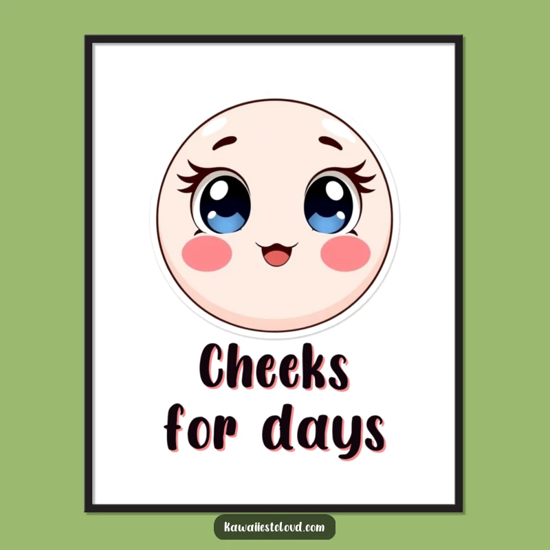 Funny Cute Object Digital Art: Instant Cuteness, an Adorable Funny Gift