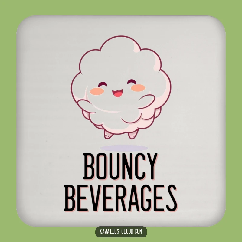 Funny Bouncing Cloud Coaster: Cheerful Protector, Adorable Humorous Gift
