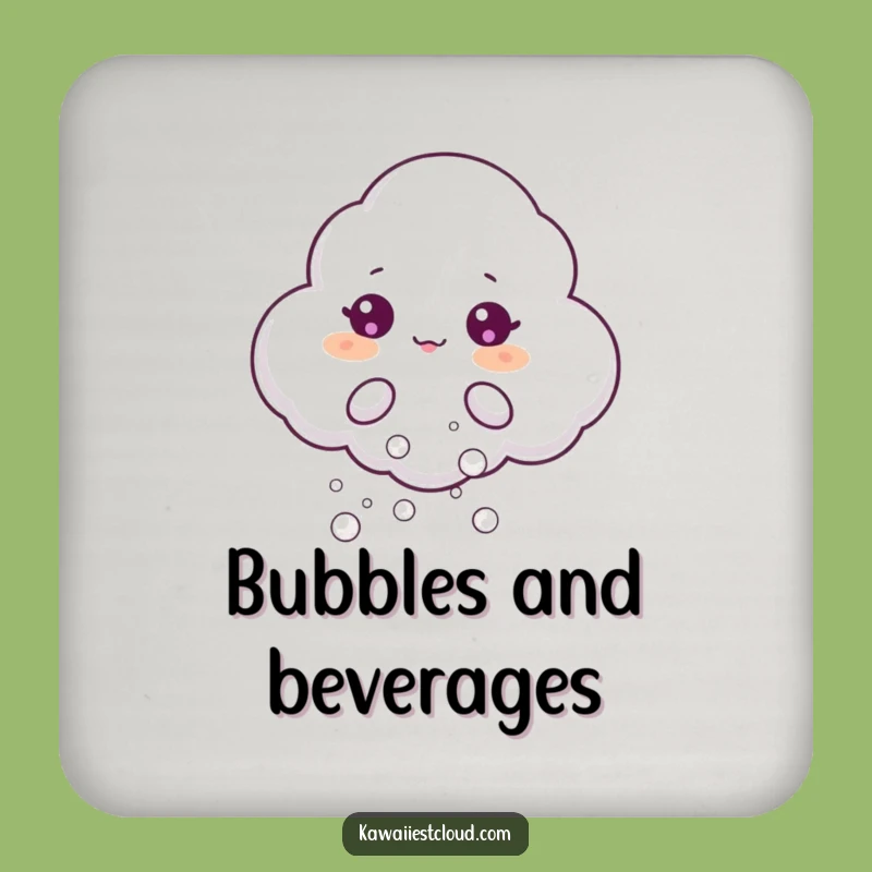 Funny Cloud Coaster - Bubble Protection, Perfect Funny Gift!