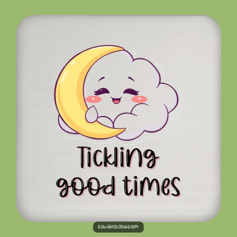 Funny Mischief Cloud Drink Coaster: Protect Surfaces with Playfulness Gift