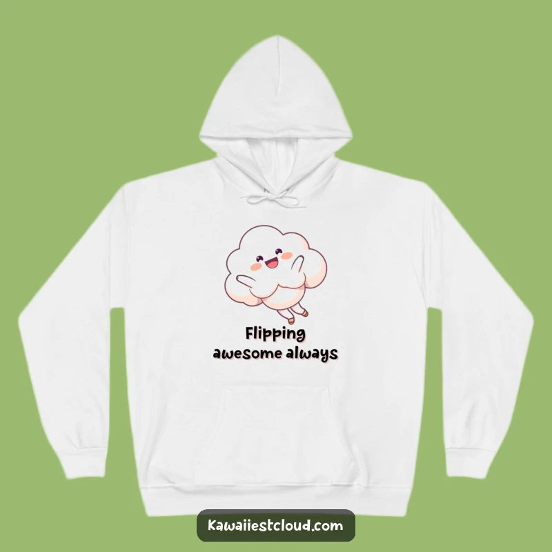 Funny Somersault Cloud Hoodie: Cozy Playful Character, Perfect Funny Gift