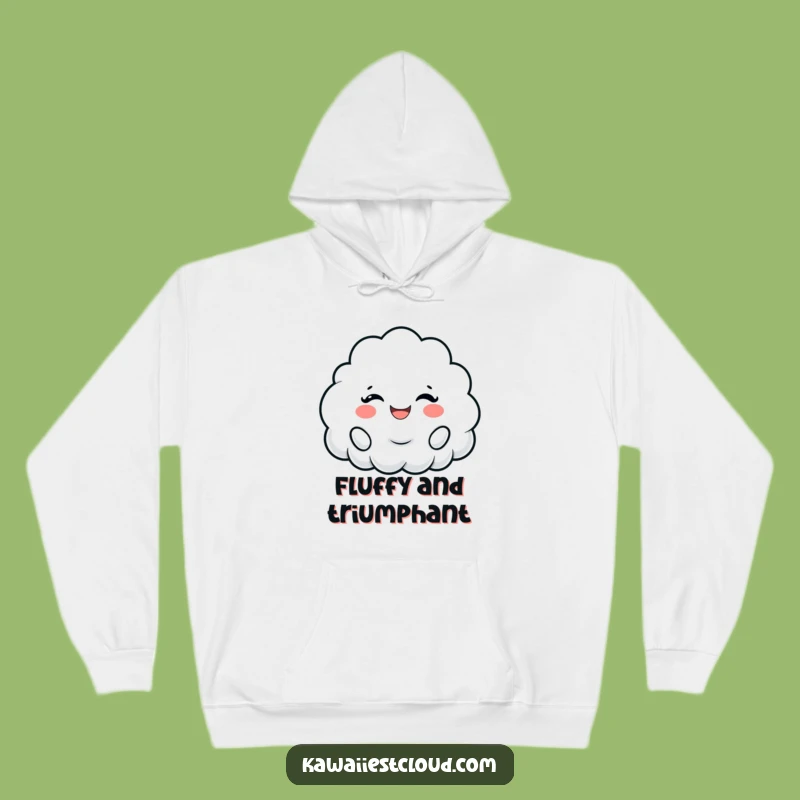 Cozy Cheerful Cloud Hoodie: Embrace Warmth and Fluffy Smiles!