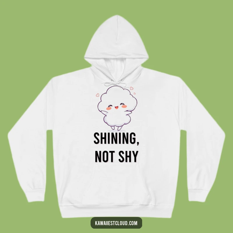 Funny Delighted Cloud Hoodie - Cozy Celebrations, Warm & Hilarious Gift