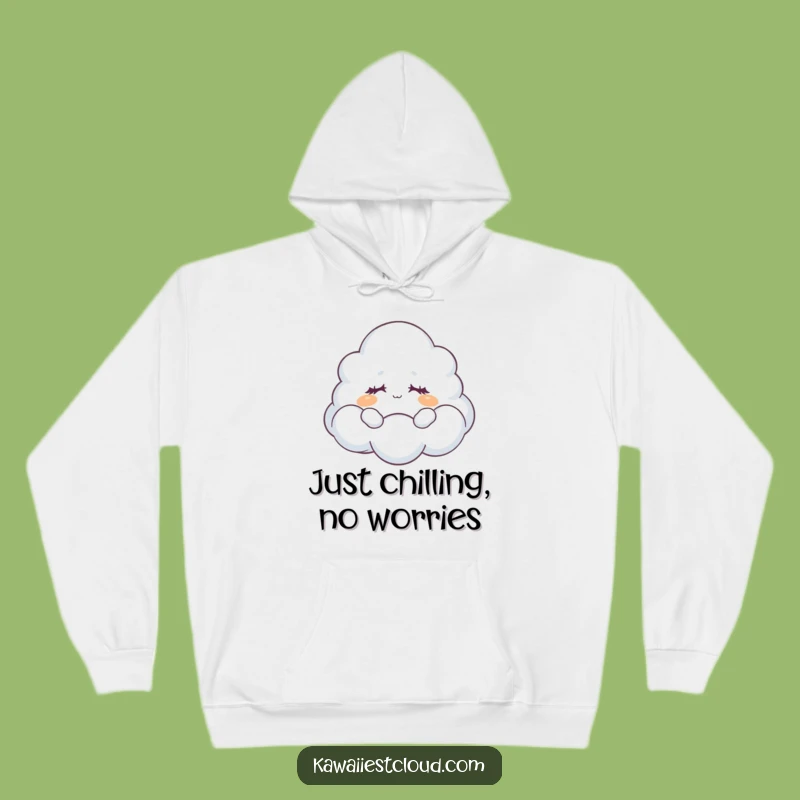 Funny Dreamy Cloud Hoodie: Cozy Peaceful Character, Ultimate Funny Gift for Chill Vibes