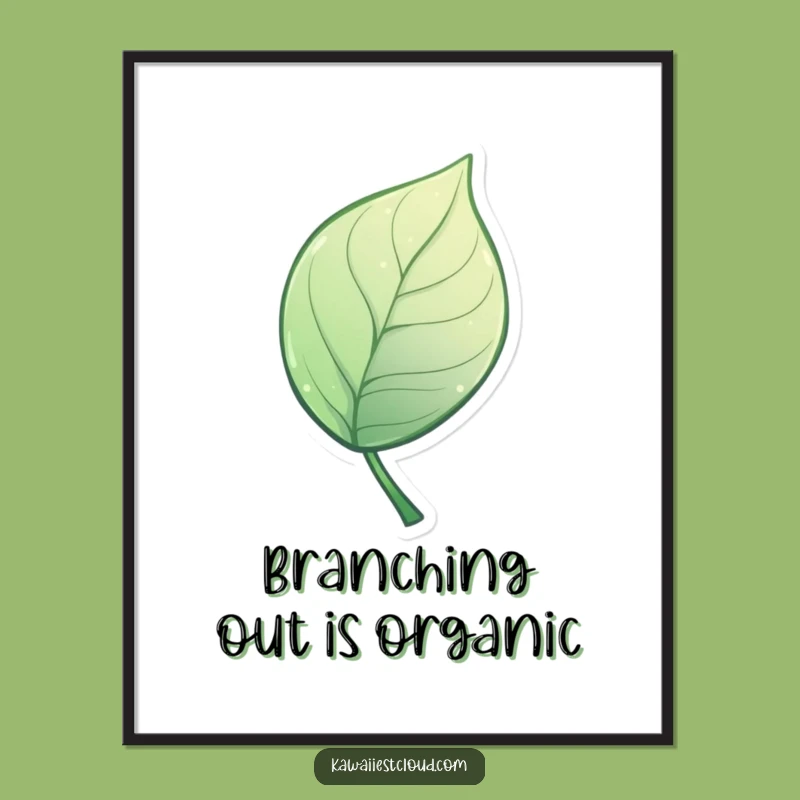 Elegant Leaf Free Printable Wall Art: Artistic Curve Design for Sophisticated Home Decor