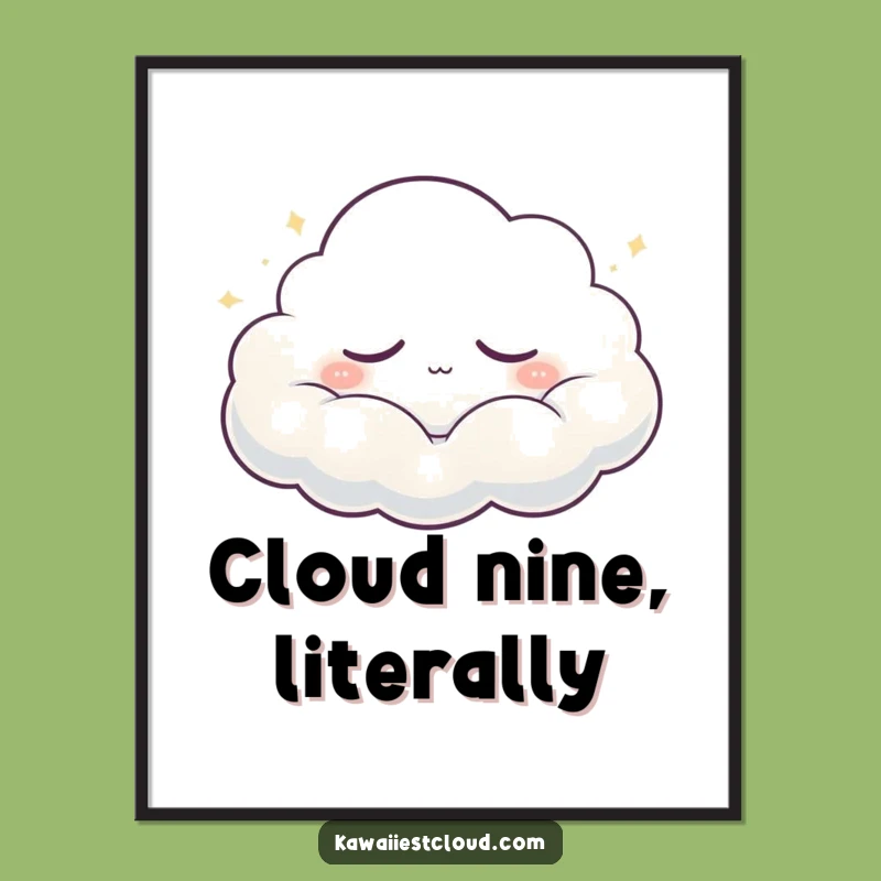 Free Printable Sleepy Cloud Wall Art: Funny Downloadable Decor for Peaceful Vibes