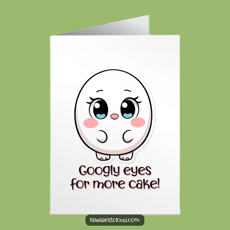 Free Printable Birthday Card: Innocent Ovular Guy, Funny Downloadable Gift