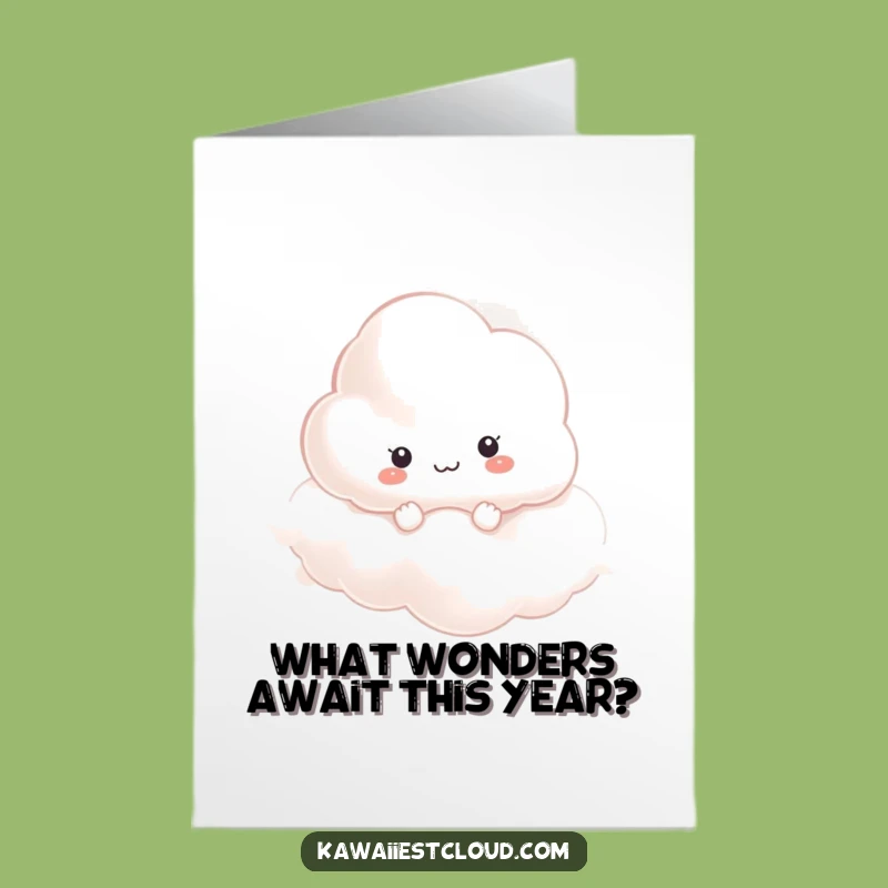 Free Printable Curious Cloud Birthday Card Funny Downloadable Gift for Explorers