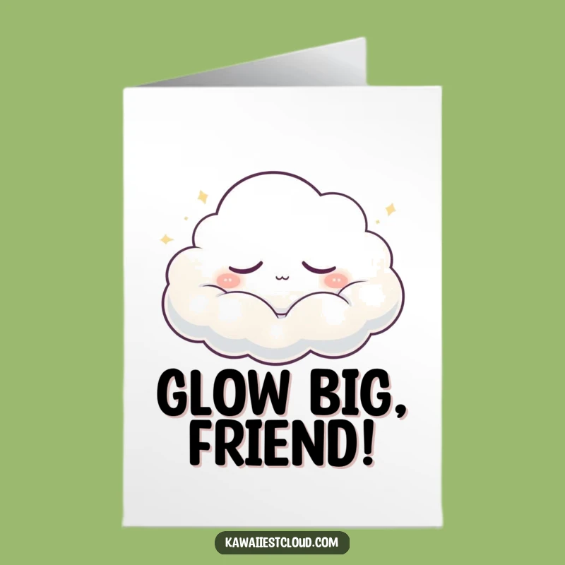 Free Printable Sleepy Cloud Congratulations Card: Funny Downloadable Gift for Coziness