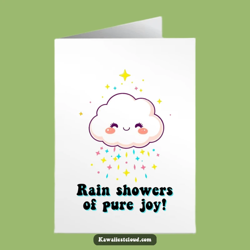 Free Printable Joyful Cloud Congrats Card Funny Downloadable Gift for Blessings