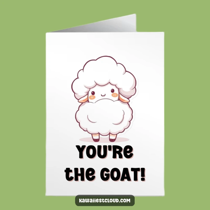 Free Printable Congrats Card: Funny Cloud & Sheep Bump, Downloadable Gift!