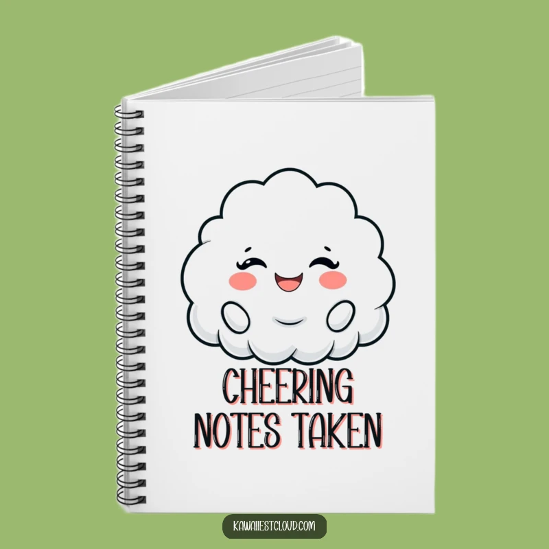Cheering Cloud Notebook: Jot Down Ideas with a Fluffy Smile!
