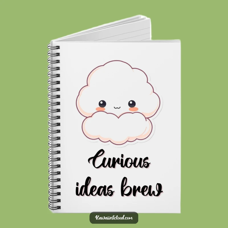 Funny Cloud Peek Notebook: Lined Character Journal for Curious Ideas