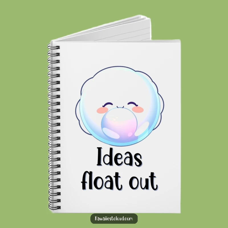Funny Delighted Cloud Notebook: Blow Bubbles of Ideas Hilariously