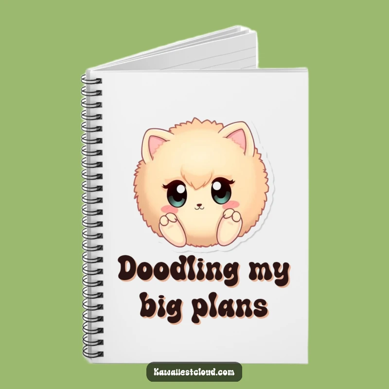 Funny Fuzzy Sphere Notebook: Curious Journal, Adorable Humorous Gift for Creative Minds
