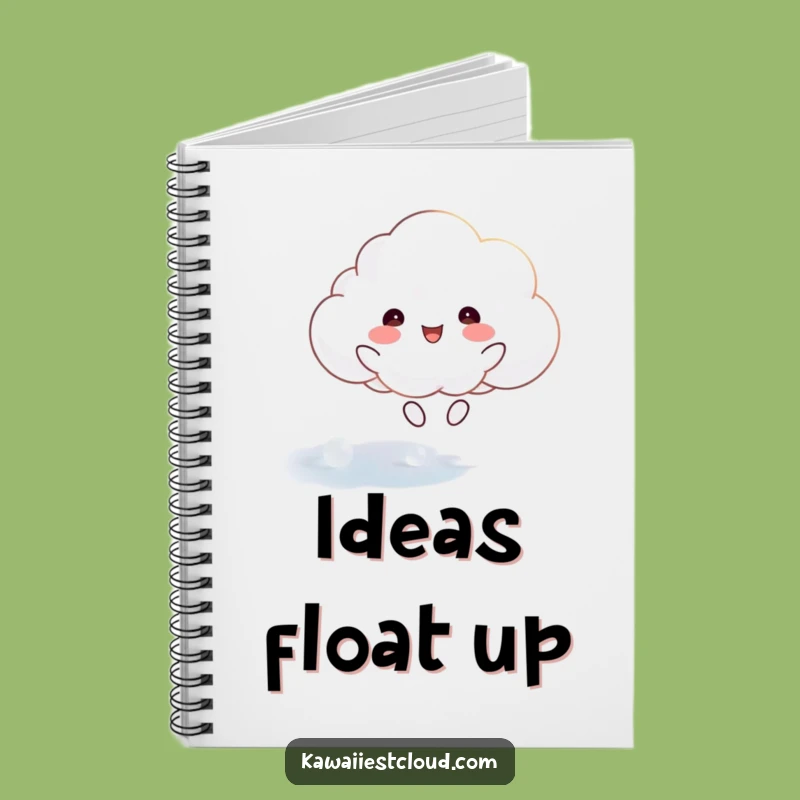 Funny Joyful Cloud Notebook: Bounce Ideas on Ethereal Surfaces