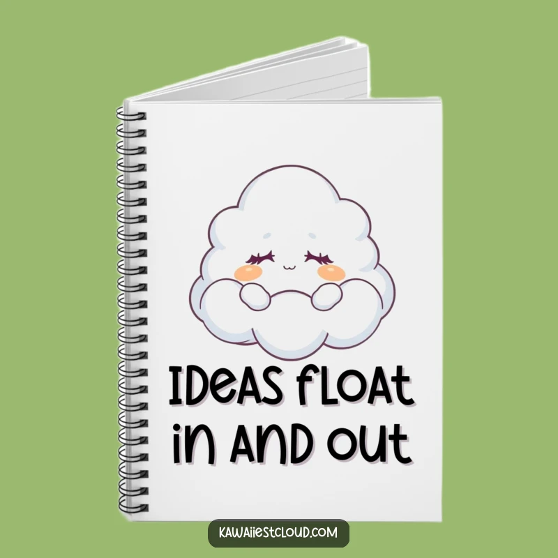 Funny Dreamy Cloud Notebook: Peaceful Floating Character Journal, Perfect Funny Gift for Ideas