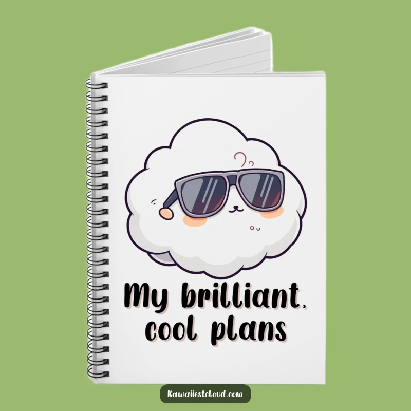 Funny Cool Cloud Notebook - Jot Down Your Coolest Ideas