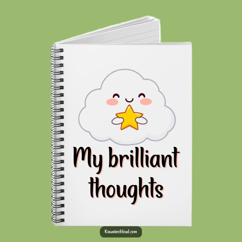 Funny Star Cloud Notebook: Jot Down Ideas with Kindness, Unique Funny Gift
