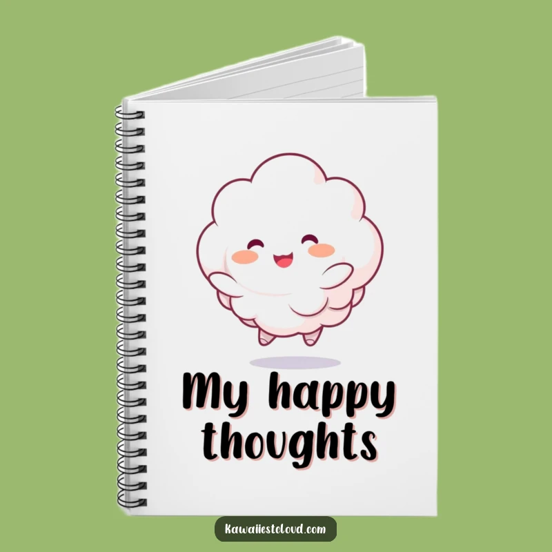 Funny Bouncing Cloud Notebook: Cheerful Character Journal, Delightful Humorous Gift