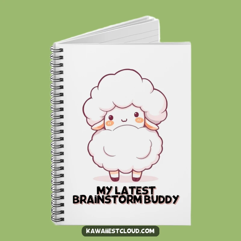 Funny Cloud Notebook - Sheep Bump Notes, Perfect Funny Gift!
