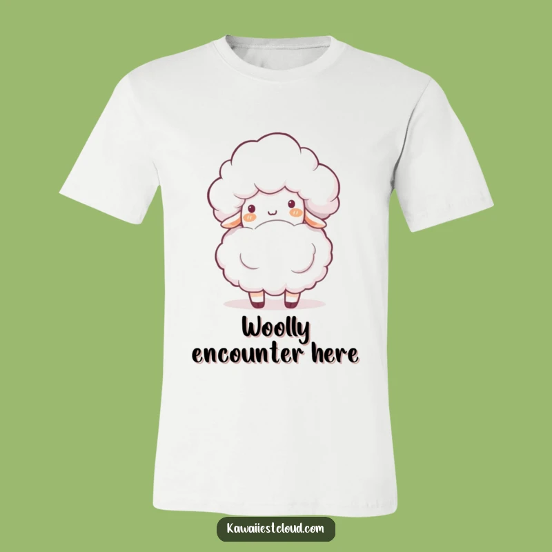 Funny Cloud Sheep T-Shirt - Playful Bump Fun, Ideal Funny Gift!