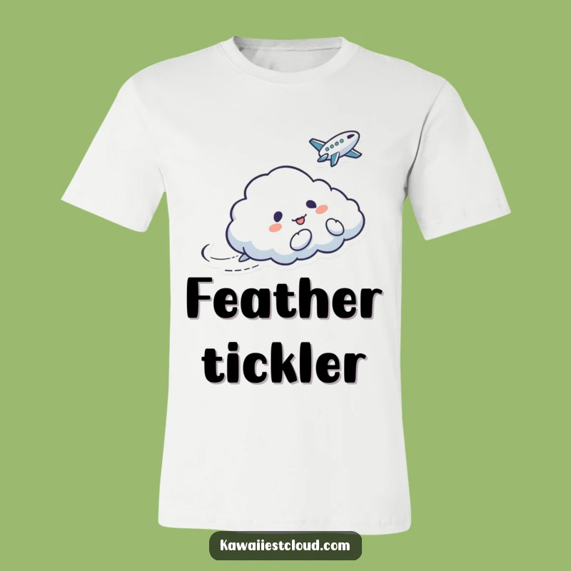 Funny Mischievous Cloud Bird T-Shirt: Tickle Tee, Perfect Humorous Gift
