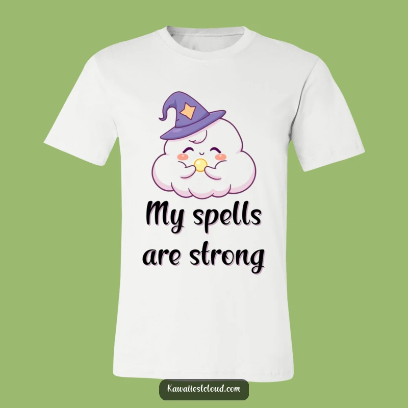 Funny Wizard Cloud Conjuring Tee: Enchanting Spellcasting T-Shirt Gift