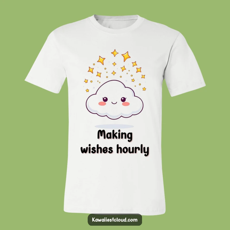 Sparkling Stars Cloud Funny T-Shirt: Wear Your Dreams with Celestial Style!
