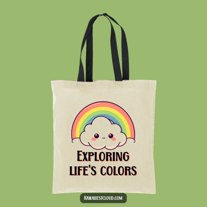 Funny Curious Cloud Tote Bag - Carry Your Curiosity in Style