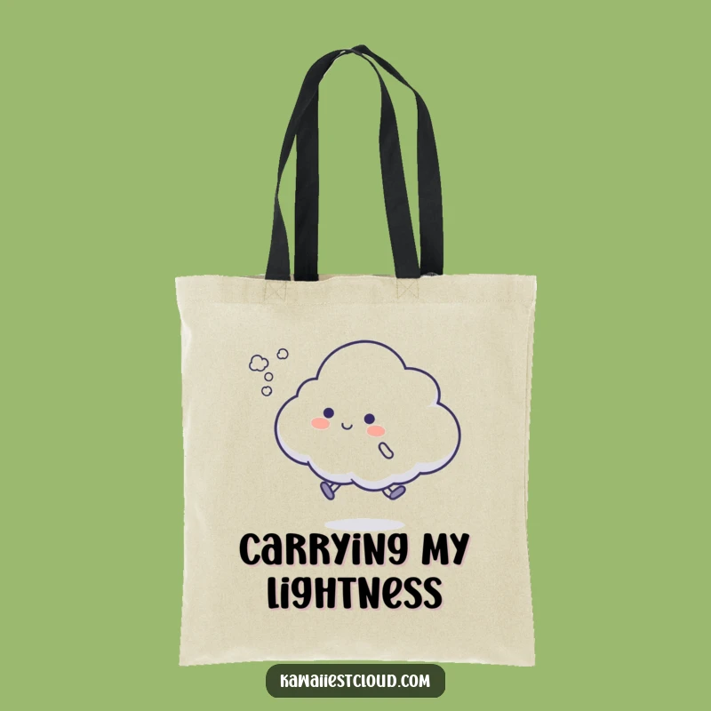 Funny Cloud Hop Tote Bag - Carry Your Playful Spirit