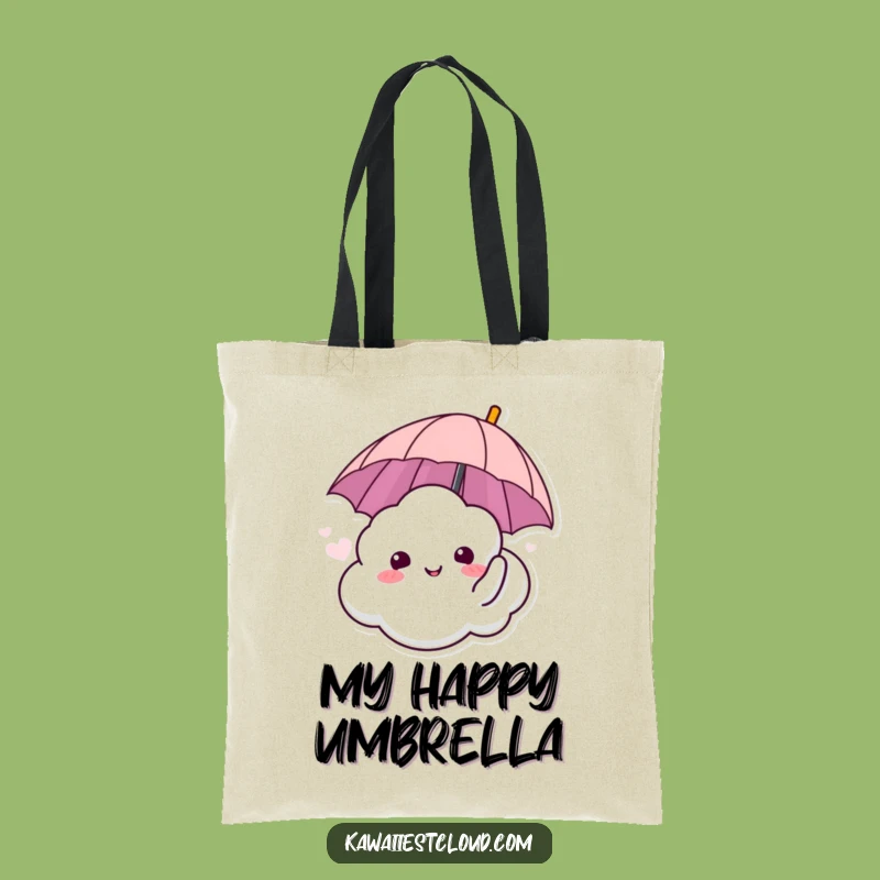 Funny Relaxing Cloud Umbrella Tote Bag - Calm Accessory - Funny Gift
